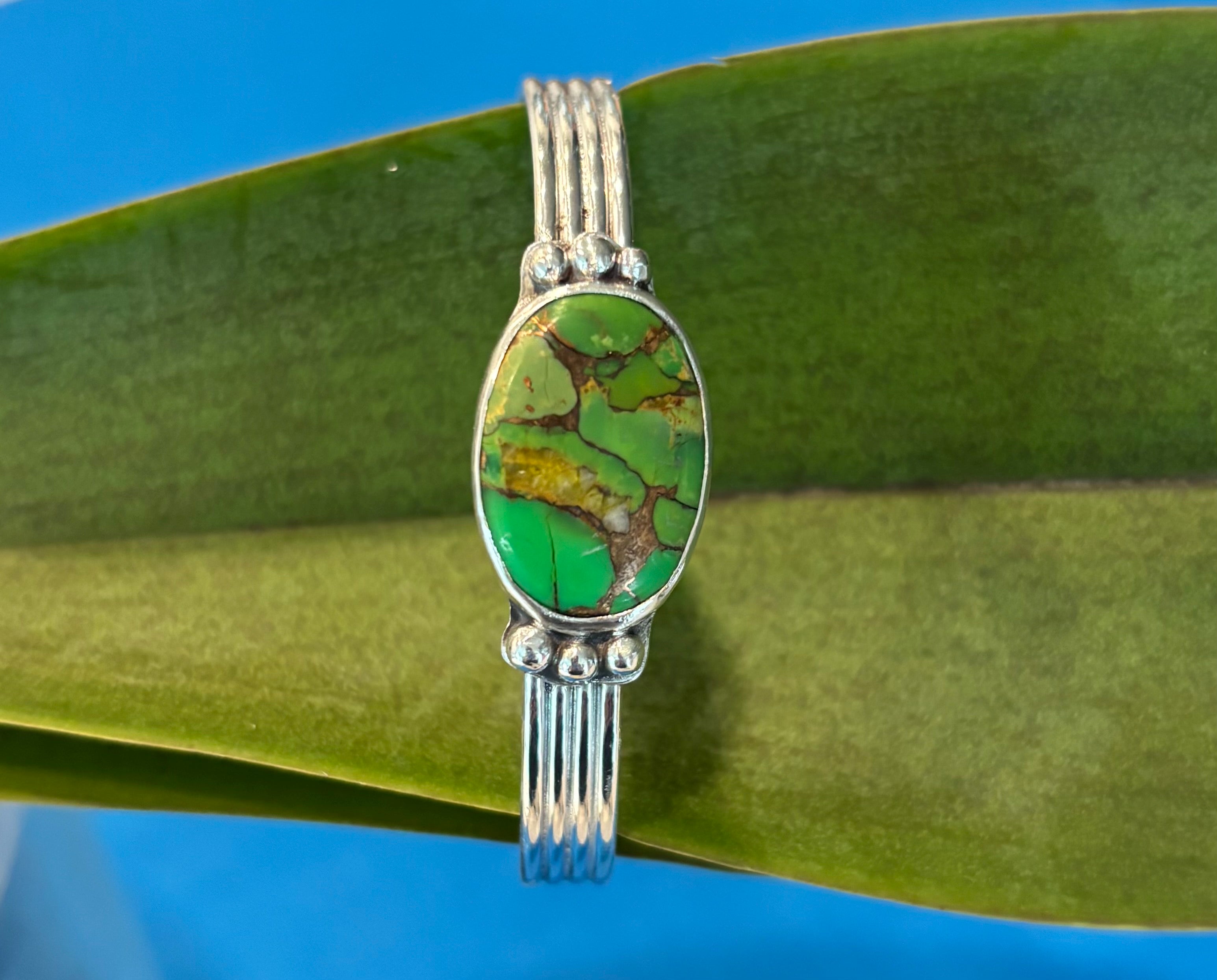 Sterling Mohave Turquoise Cuff