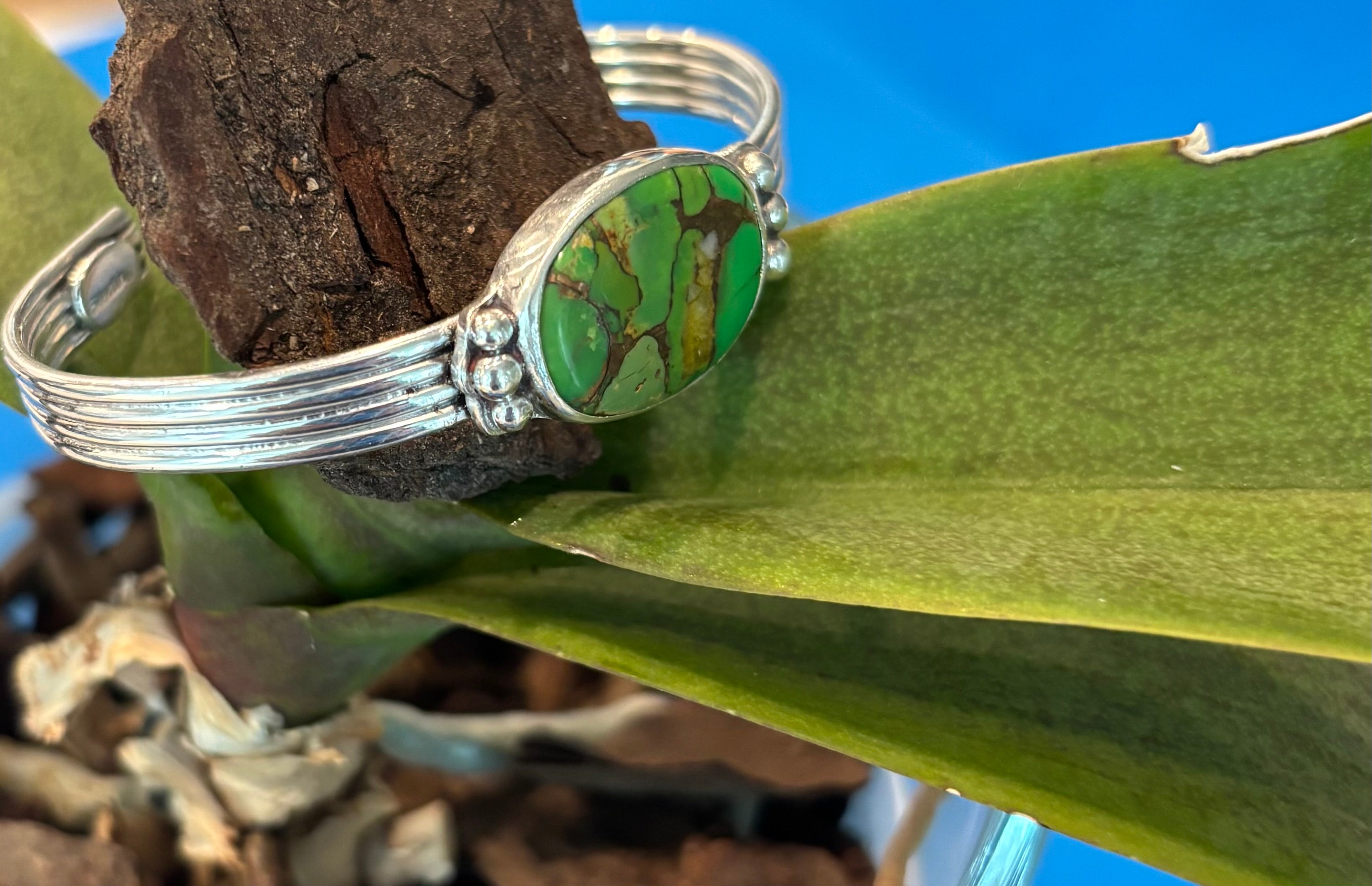Sterling Mohave Turquoise Cuff
