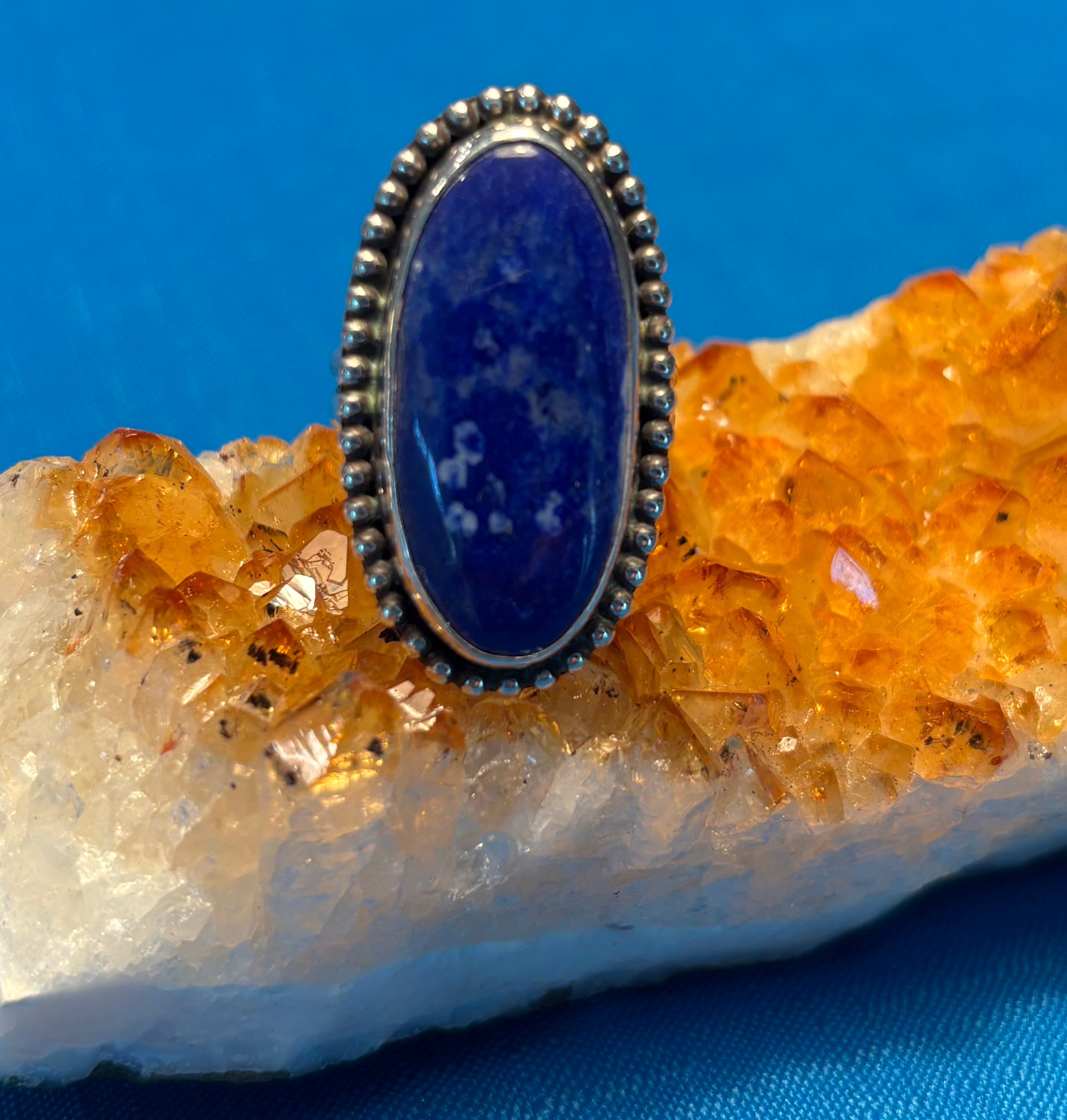 Sterling Silver & Lapis Lazuli Ring
