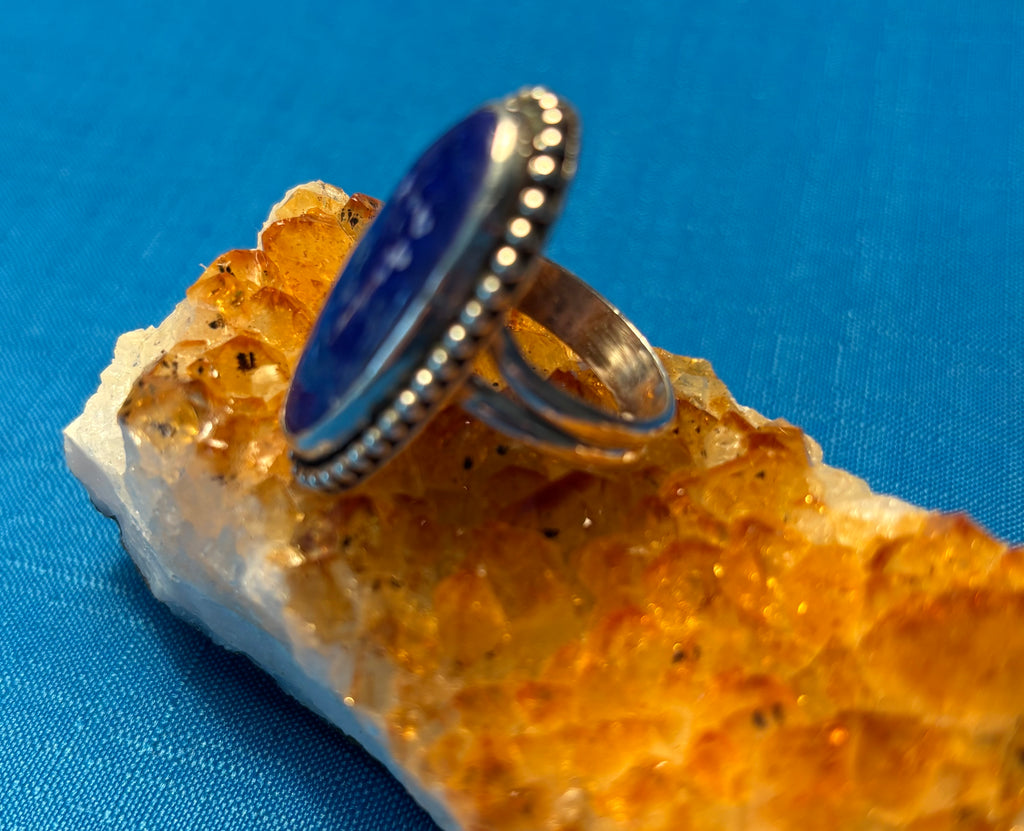 Sterling Silver & Lapis Lazuli Ring
