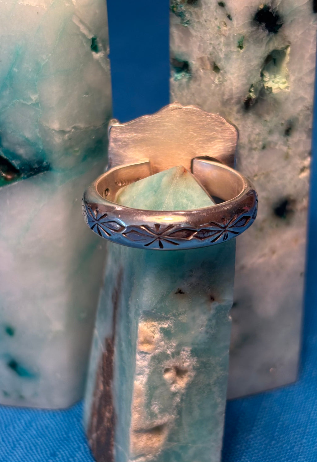 Sterling Silver & Sleeping Beauty Turquoise Ring