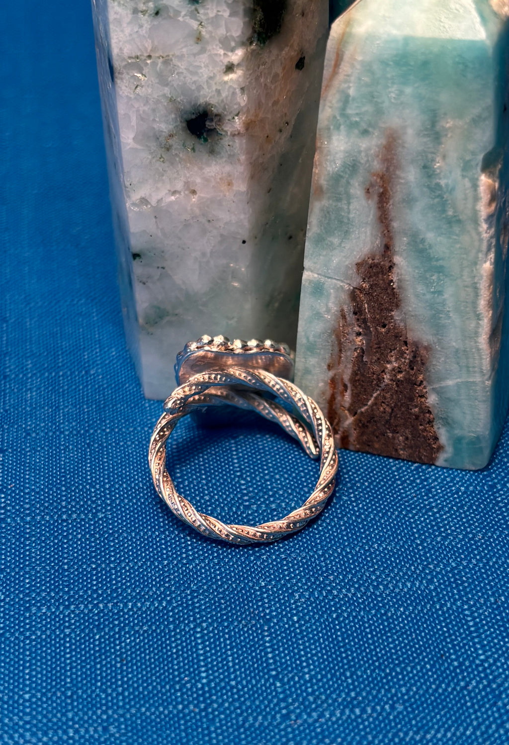 Sterling Silver & Turquoise Heart Ring