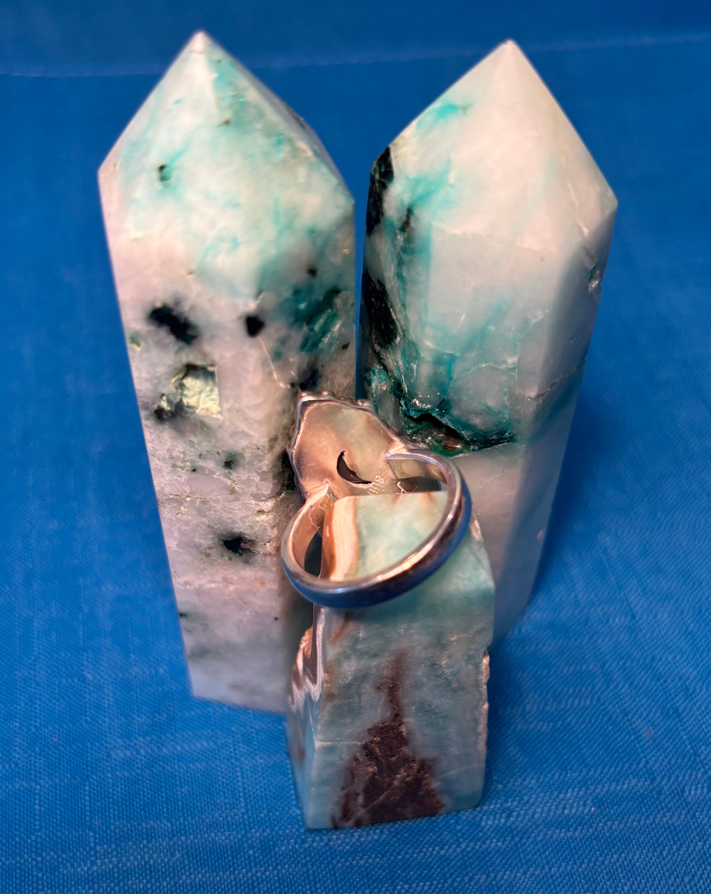 Sterling Silver & Sky Blue Turquoise Ring