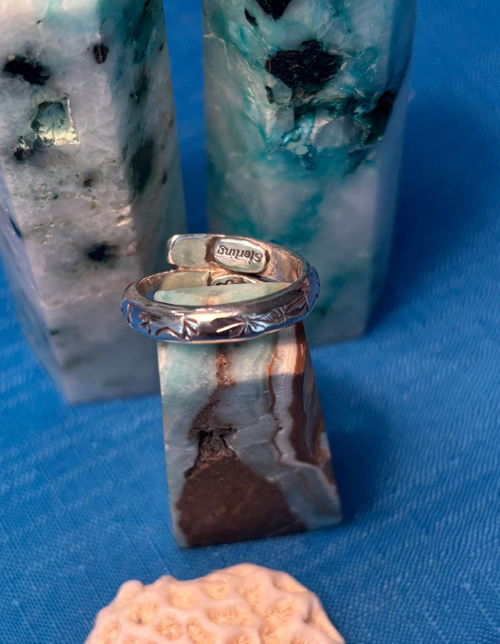 Sterling Silver & Golden Hills Turquoise Ring