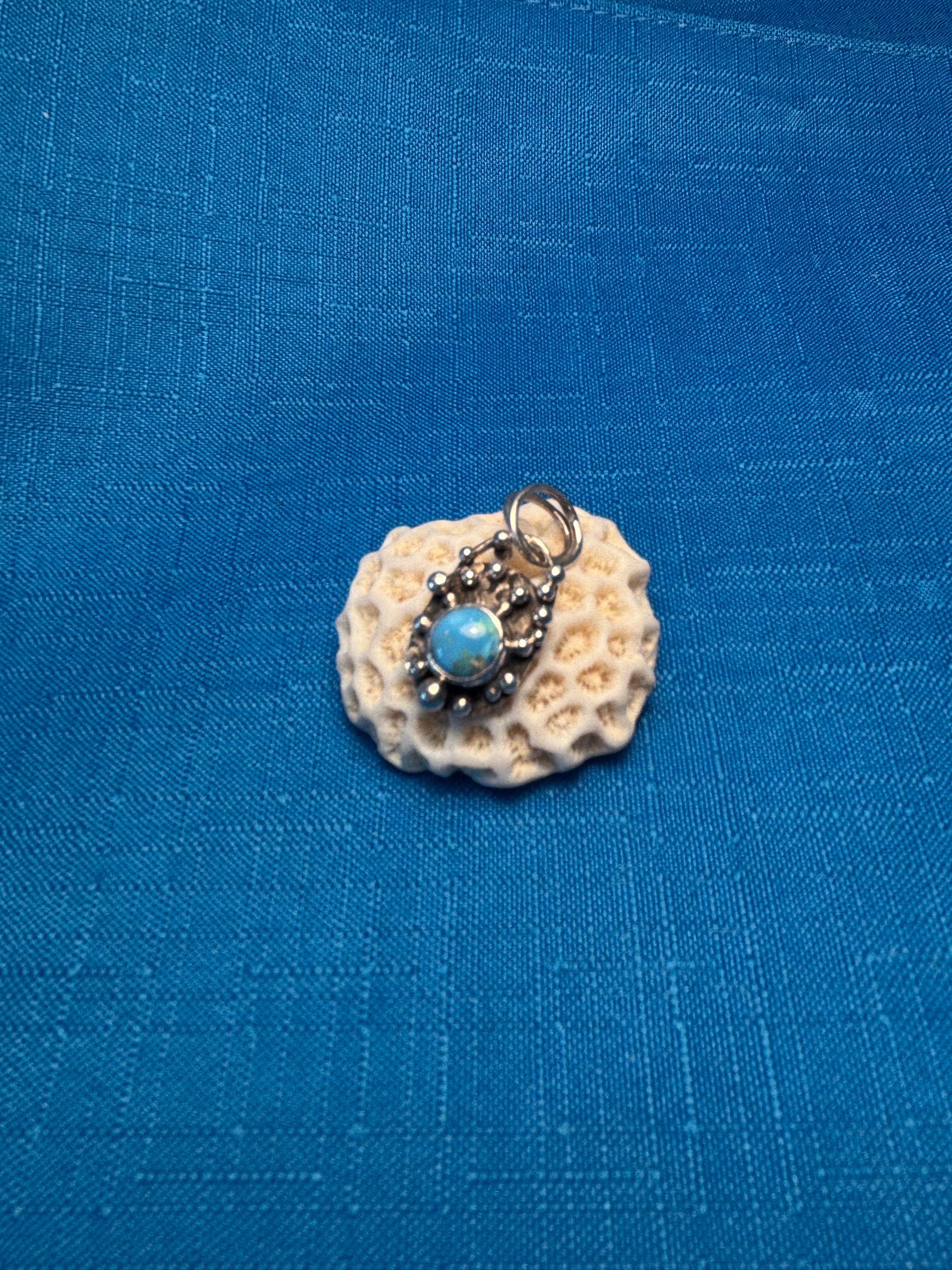 Sterling Silver & Turquoise Pendant